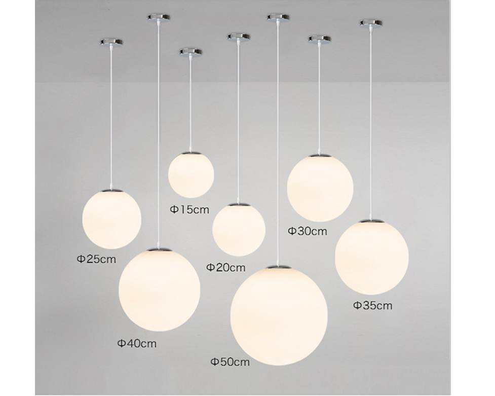 Spherical glass chandelier  L9