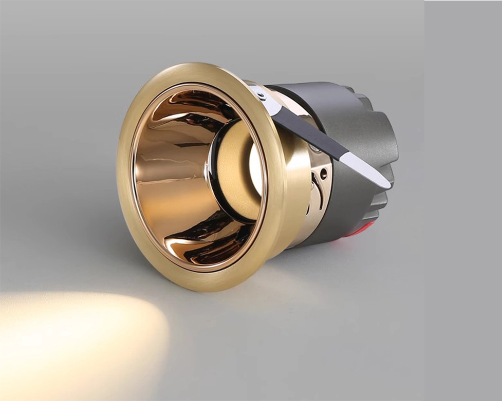 Golden anti-glare downlight  L18